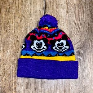 💜 FREE w/ PURCHASE 💜🦄 Vintage 80’s Mickey Mouse Disney Kids Beanie 🦄